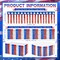 6-Piece 4th of July Table Skirts & Fringe Decorations – Patriotic Red, White & Blue Tinsel Foil Skirt & Banner Set for Independence Day, Memorial Day, Veterans Day & Labor Day Parties